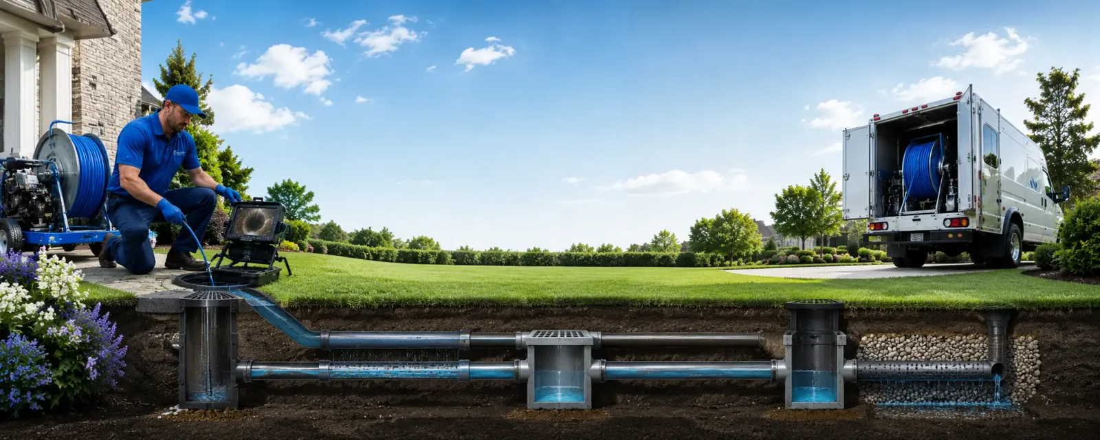 Outdoor drain cleaning information for Wheeler, IN